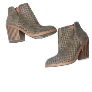 Gray Ankle Suede Boots by Matisse